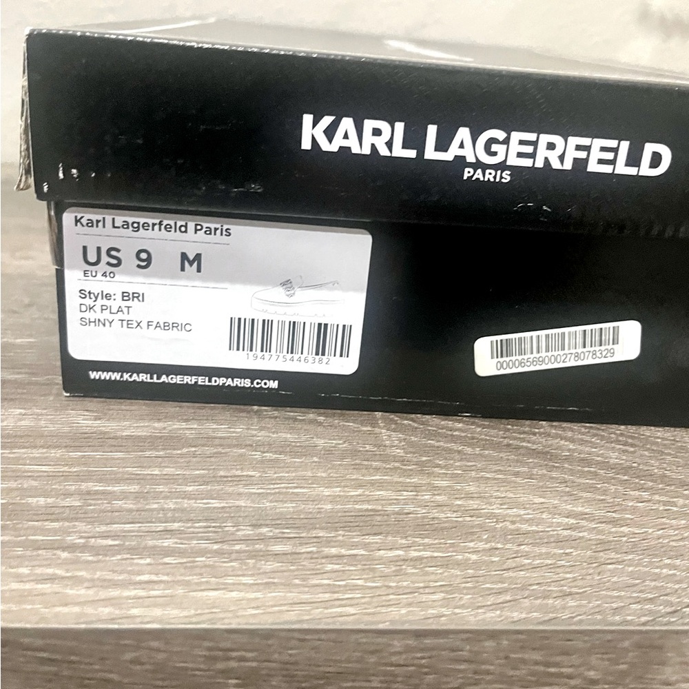 Karl Lagerfeld Dark Platinum Shoes
